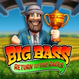 Big Bass Return to the Races logo – Slots by Pragmatic Play at Scooore Casino