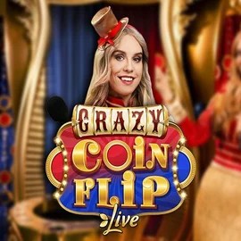 Crazy Coin Flip casino game by Evolution – featured logo at Scooore Casino