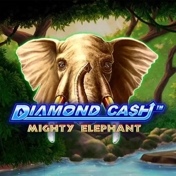 Official Slots logo: Diamond Cash Mighty Elephant by Greentube at Scooore Casino