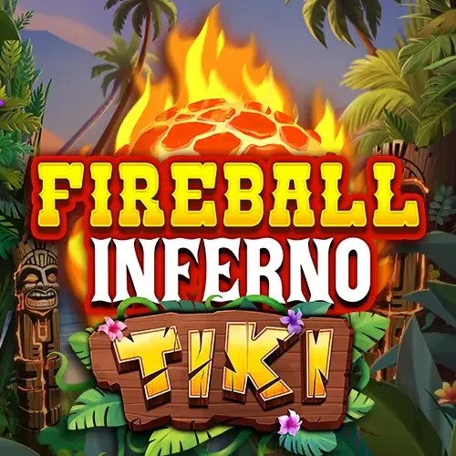 Fireball Inferno Tiki by NetEnt, showcased at scooorecasino.ca – game logo