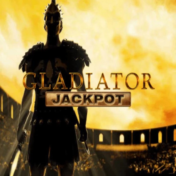 Gladiator Jackpot online game logo by Playtech on scooorecasino.ca