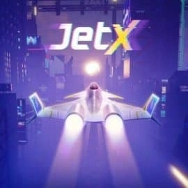 jetX logo by SmartSoft at Scooore Casino