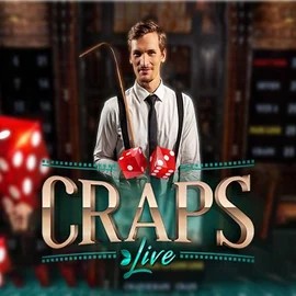 Live Craps slot visual from Evolution available on scooorecasino.ca