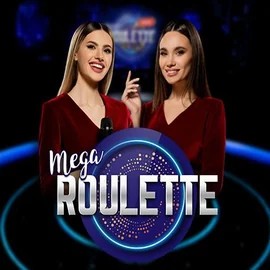 Mega Roulette logo by Pragmatic Play at Scooore Casino