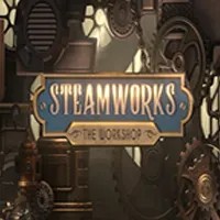 Steamworks The Workshop online game logo by Peter &amp; Sons on scooorecasino.ca